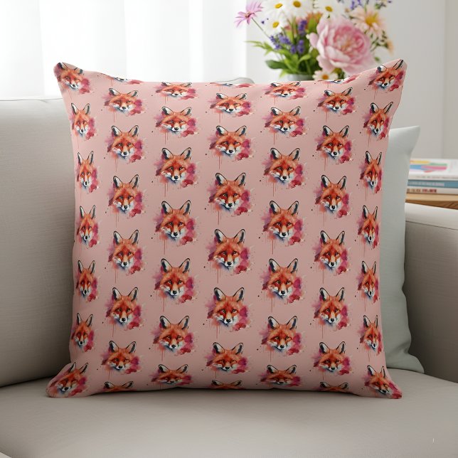 Cojín Decorativo Fox Throw Pillow (Subido por el creador)