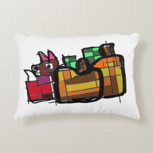 Cojín Decorativo Fox y calabazas