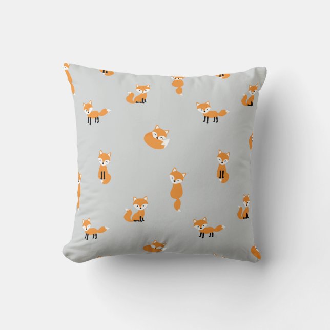 Cojín Decorativo Foxes sin soldadura (Anverso)