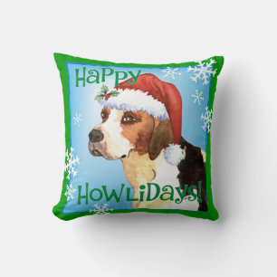 Cojín Decorativo Foxhound inglés de Happy Howlidays