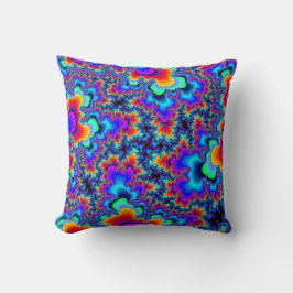 Cojín Decorativo Fractal arcoiris