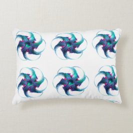 Cojín Decorativo Fractal Fantasy Swirls Pillow