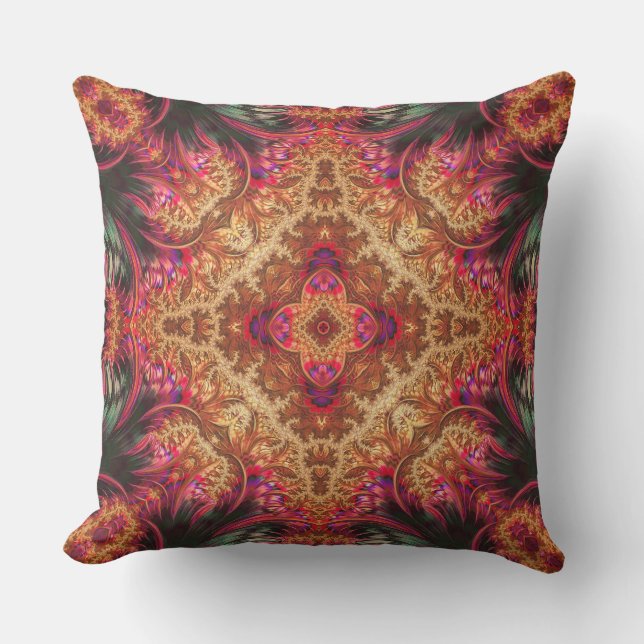 Cojín Decorativo Fractal Real |  (Anverso)