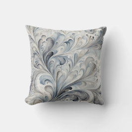 Cojín Decorativo Fractales grises