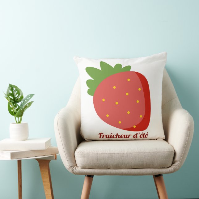 Cojín Decorativo Fraise Fraîcheur d'été (Silla)