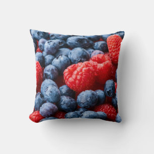 Cojín Decorativo Frambuesas y arándanos