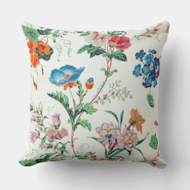 Cojín Decorativo France 1830 Floral Antique Wallpaper