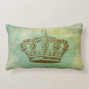 Cojín decorativo francés del Lumbar de la corona