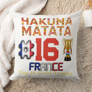 Cojín Decorativo FRANCIA 2026 Global Games: Hakuna Matata Top 16