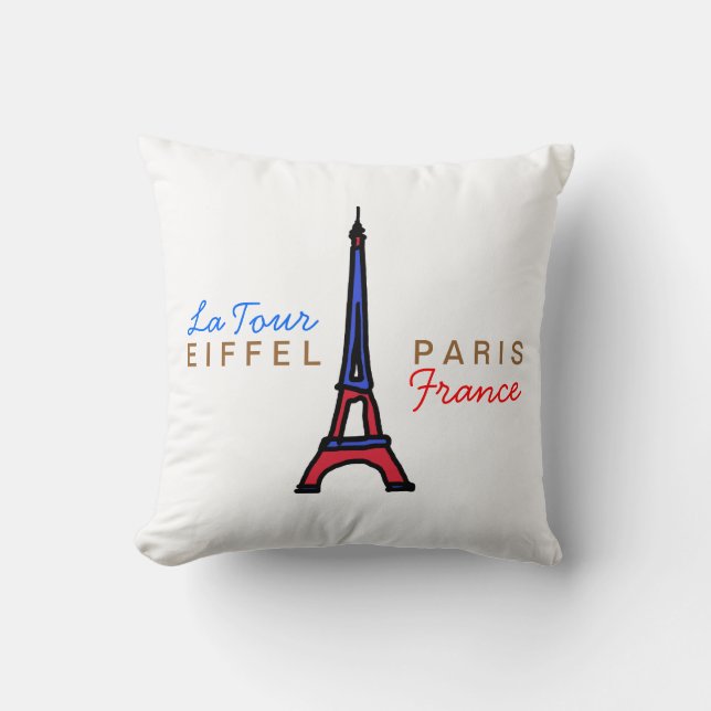 Cojín Decorativo Francia París La Tour Eiffel (Front)