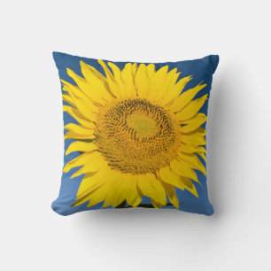 Cojín Decorativo Francia, Provenza, Valensole. Girasoles de pie