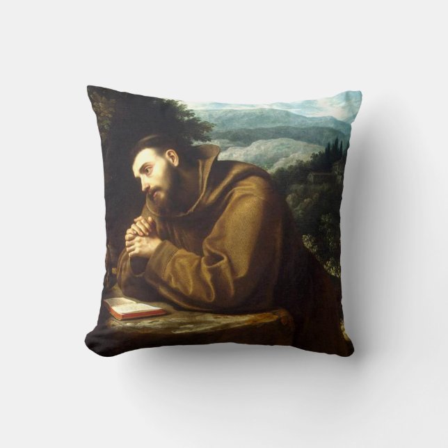Cojín Decorativo Francisco de Asís (Anverso)