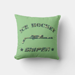 Cojín Decorativo Francotirador De Hockey Sobre Hielo