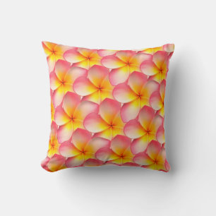 Cojín Decorativo Frangipani Flores de Plumeria