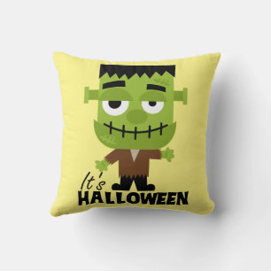 Cojín Decorativo Frankenstein es el bebé de Halloween camiseta bebé