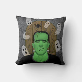 Cojín Decorativo Frankenstein y fantasmas (almohada)