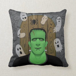 Cojín Decorativo Frankenstein y fantasmas (almohada)
