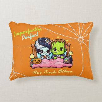 Cojín Decorativo Frankenstein y Novia de Frankenstein Pillow
