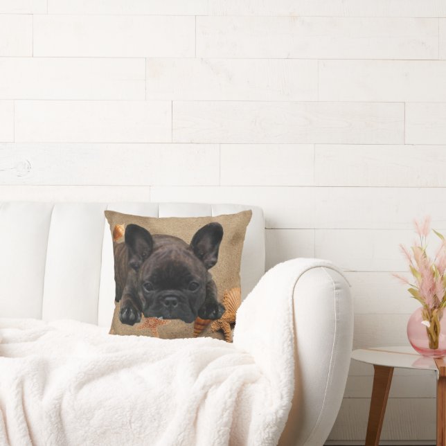Cojín Decorativo Französische Bulldogge Dekokissen (Sofá)