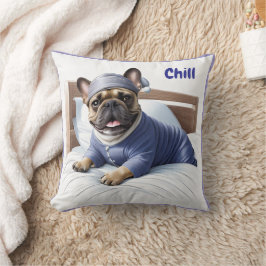 Cojín Decorativo Französische Bulldogge Festival Sleep Day Bulldog