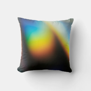 Cojín Decorativo Frasco de plástico azul y amarillo