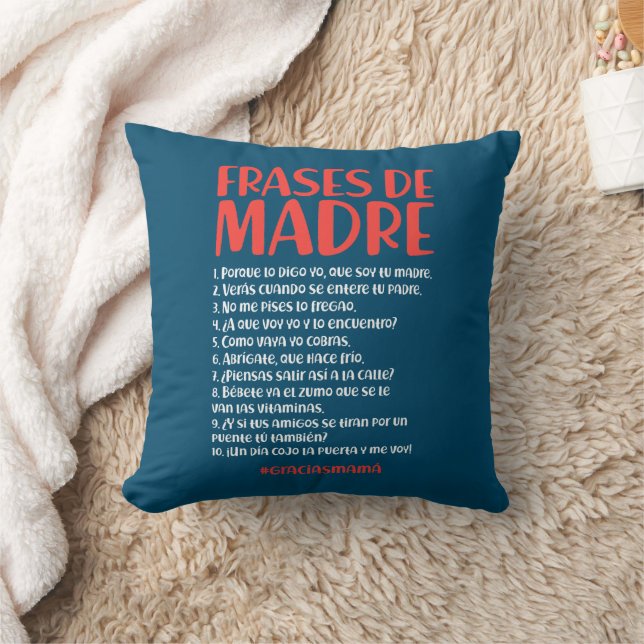 Cojín Decorativo Frases de madre (Manta)