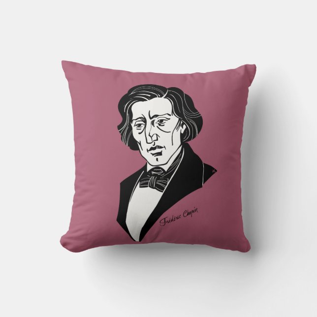 Cojín Decorativo Frederic Chopin (Anverso)