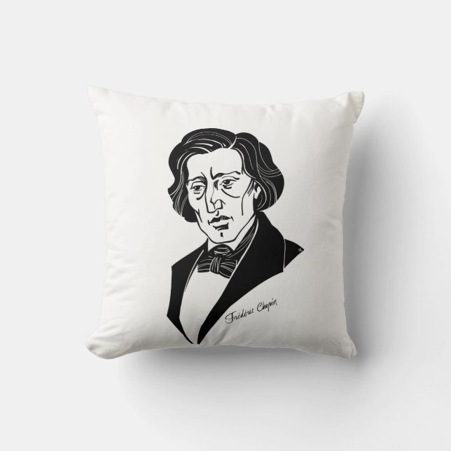 Cojín Decorativo Frederic Chopin (Anverso)