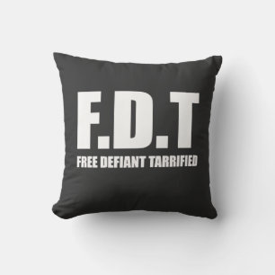 Cojín Decorativo Free Defiant Tarrifs Tarrifs American