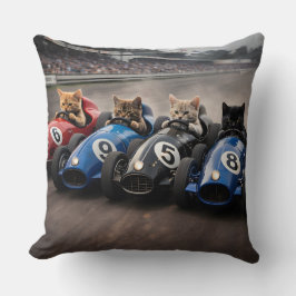 Cojín Decorativo Free racing kittens pillow