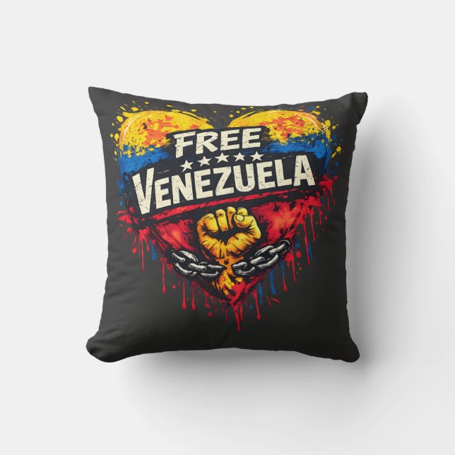 Cojín Decorativo Free Venezuela (Anverso)
