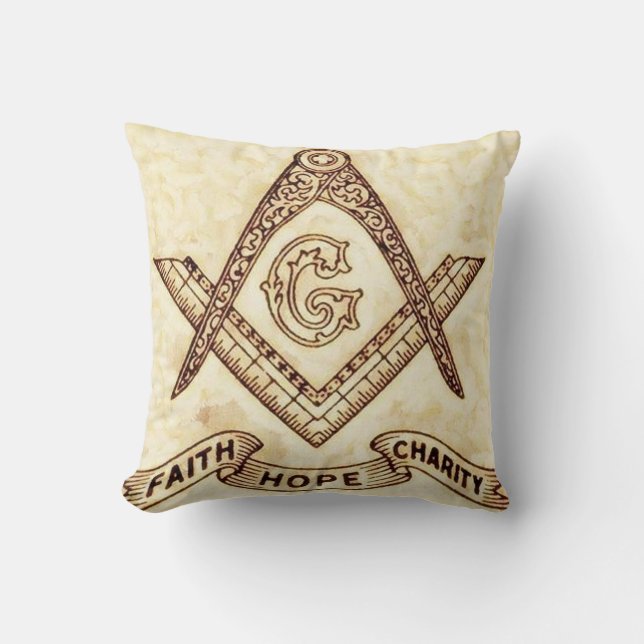 Cojín Decorativo Freemason (Anverso)