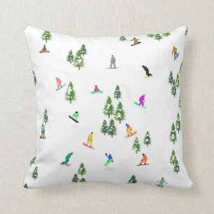 Cojín Decorativo Freeride Snowboard Snowboard Snowboarder