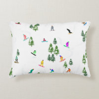 Freeride Snowboarder Ilustracion Snowboarding