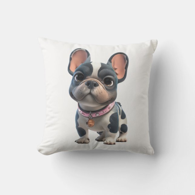 Cojín Decorativo French Bulldog (Anverso)