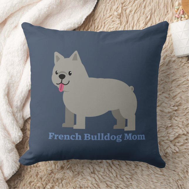 Cojín Decorativo French Bulldog Mom (Manta)