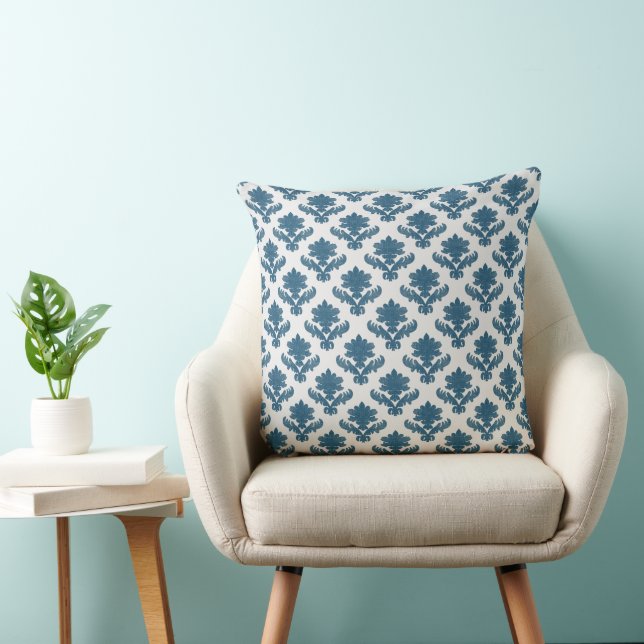 Cojín Decorativo French Tapestry Blue and White (Silla)