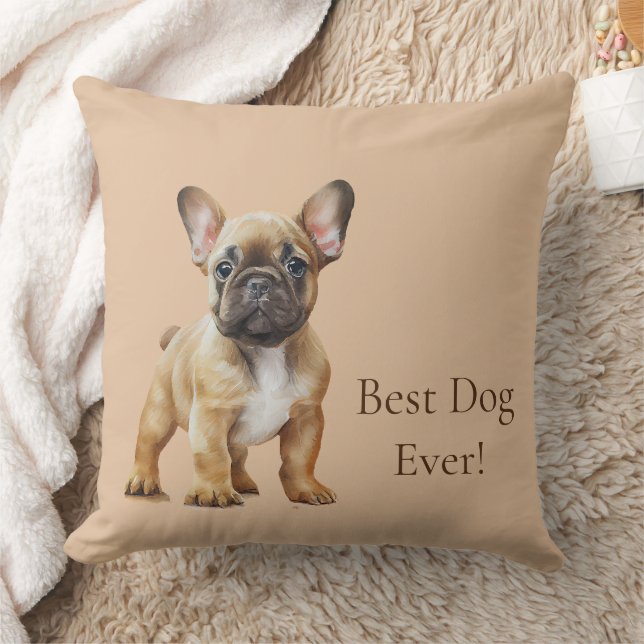 Cojín Decorativo Frenchie Best Dog Ever (Manta)