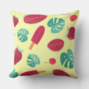 Cojín Decorativo Frenesí de Frutas