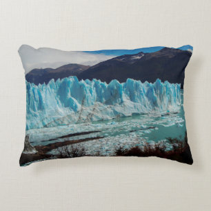 Cojín Decorativo Frente del glaciar de Perito Moreno en los Andes