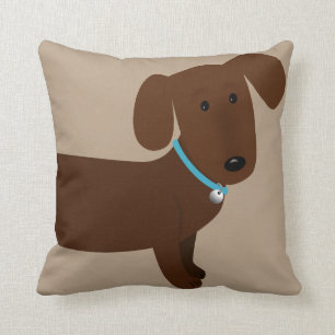 Cojín Decorativo Frente y parte posterior lindos del Doxy de Brown