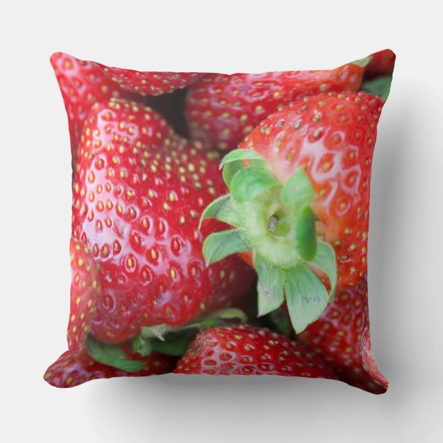 Cojín Decorativo Fresa dulce (Anverso)