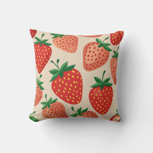 Cojín Decorativo Fresa, fotos de fruta