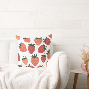 Cojín Decorativo Fresas frescas de granja