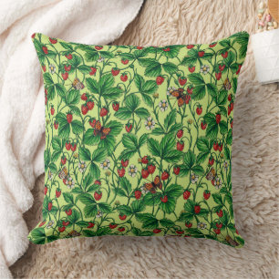 Cojín Decorativo Fresas silvestres de cebada de miel
