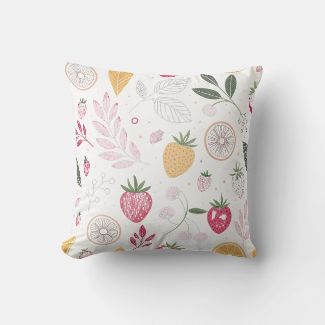 Cojín Decorativo Fresh Fruit Garden Pattern Pillow (Anverso)