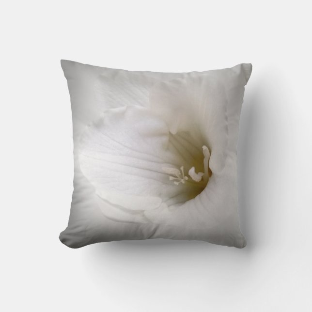 Cojín Decorativo fresia blanca (Anverso)