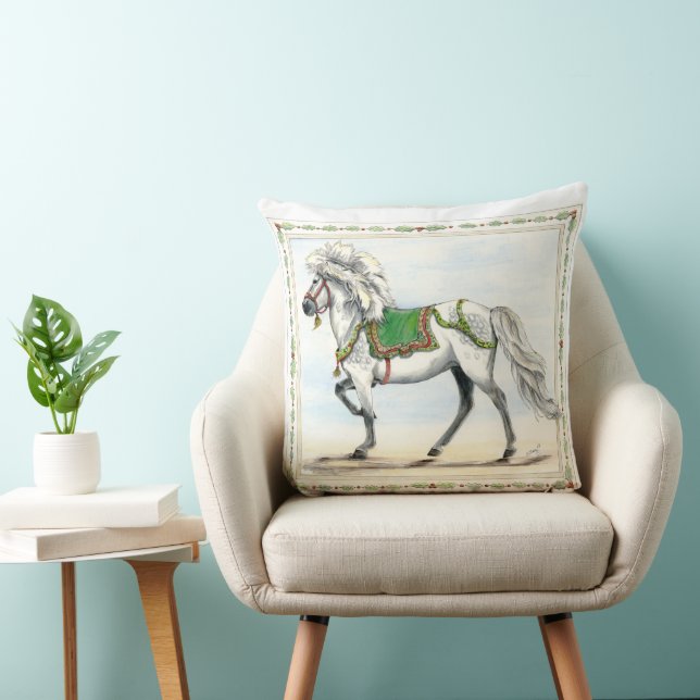 Cojín Decorativo Freya Jol Navidades Caballo Islandés (Silla)