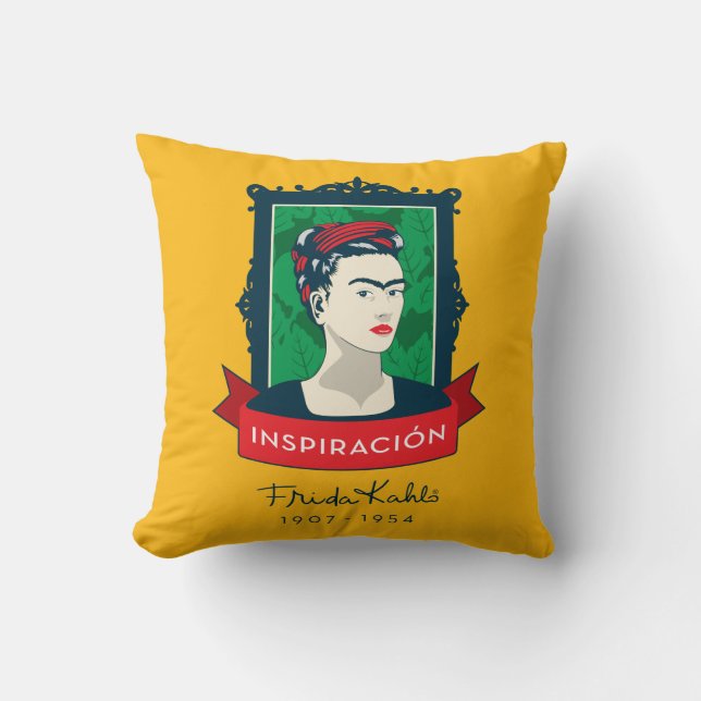 Cojín Decorativo Frida Kahlo el | Inspiración (Anverso)
