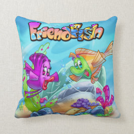 Cojín Decorativo Friend Fish personalizado lindo pez Fleece Blanket